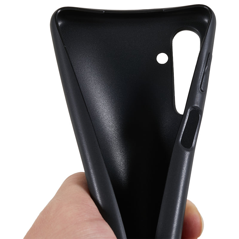 For Samsung Galaxy M54 5G / F54 5G Matte Fingerprint-free TPU Case Anti-scratch Phone Cover - Black For Samsung Galaxy M54 5G / F54 5G Matte Fingerprint-free TPU Case Anti-scratch Phone Cover - Black